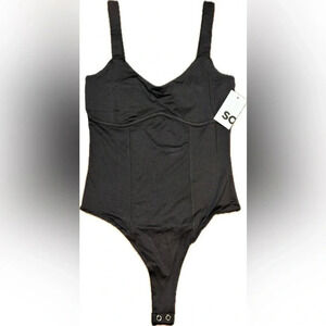 Sonoma, SO® Sleeveless Bustier Contouring Bodysuit. Black. Size Medium. NWTS!